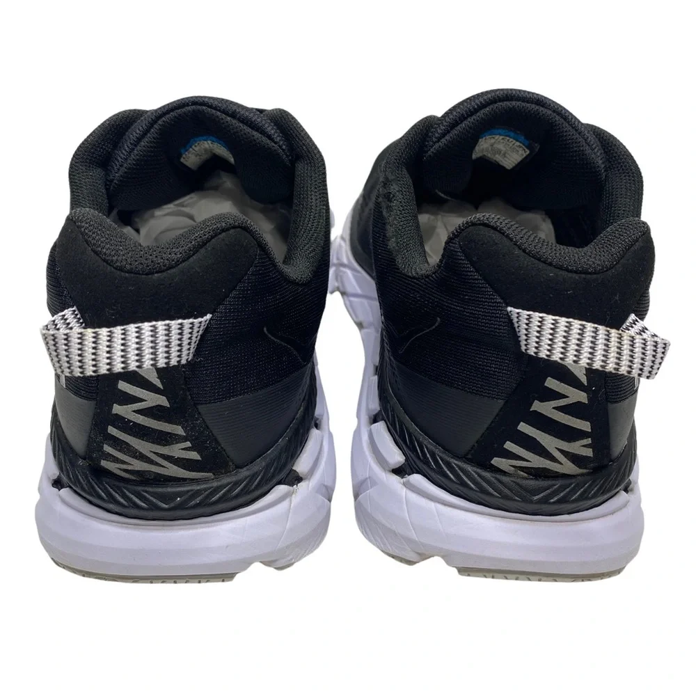 Hoka One One Clifton 6 Running Shoes Black/White 1102872 BWHT - Men's Size 10.5 - Picture 5 of 10